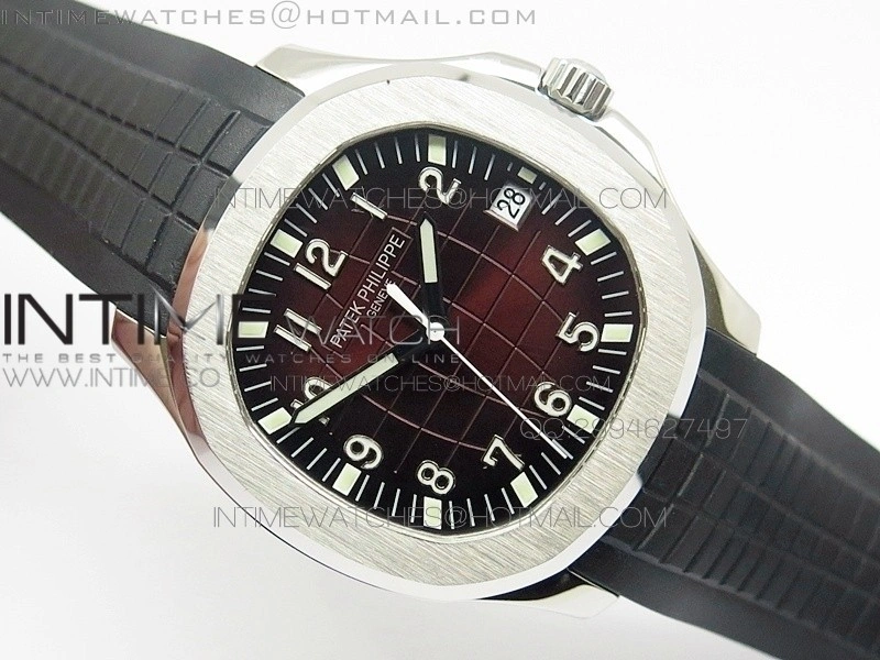 Aquanaut Jumbo BP Best Edition SS Brown Dial on Black Rubber Strap Miyota 9015 PP324CS