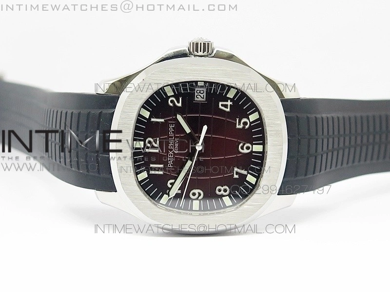 Aquanaut Jumbo BP Best Edition SS Brown Dial on Black Rubber Strap Miyota 9015 PP324CS