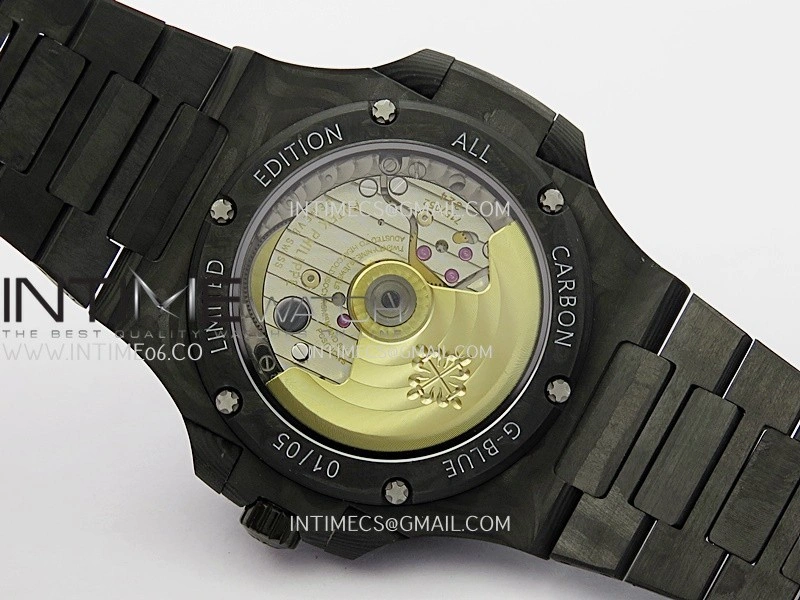 Nautilus 5711 DIW Carbon DIWF 1:1 Best Edition Carbon Dial On Carbon Bracelet 324CS