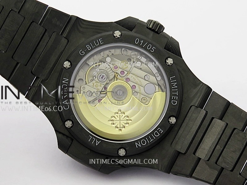 Nautilus 5711 DIW Carbon DIWF 1:1 Best Edition Carbon Dial On Carbon Bracelet 324CS
