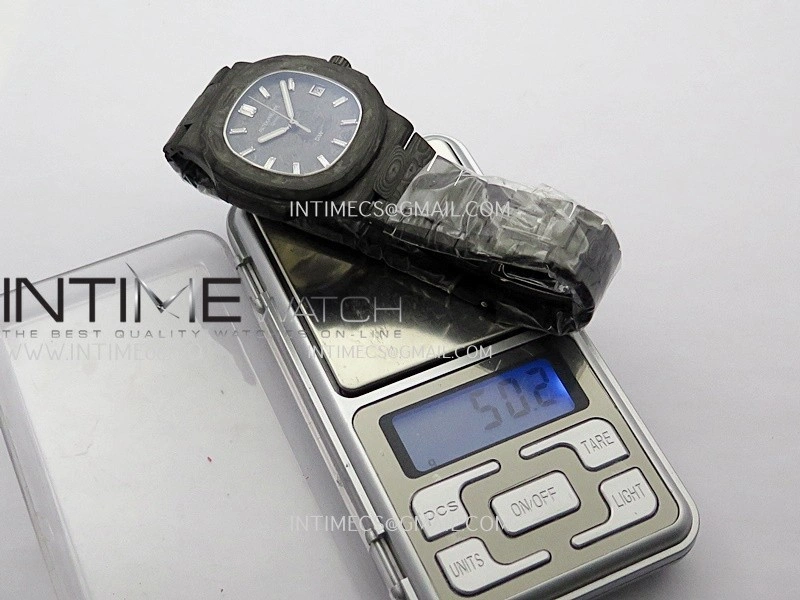 Nautilus 5711 DIW Carbon DIWF 1:1 Best Edition Carbon Dial On Carbon Bracelet 324CS
