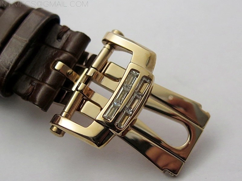 Nautilus 5724R RG T Crystals 3EF Best Edition Blue Dial on Brown Leather Strap A240