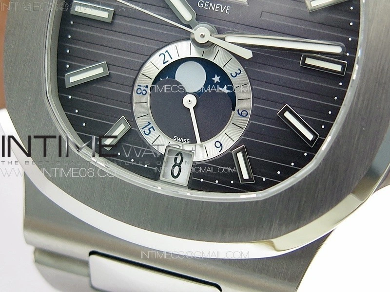Nautilus 5726 Full Function SS PPF 1:1 Best Edition Gray Dial on SS Bracelet PPF324