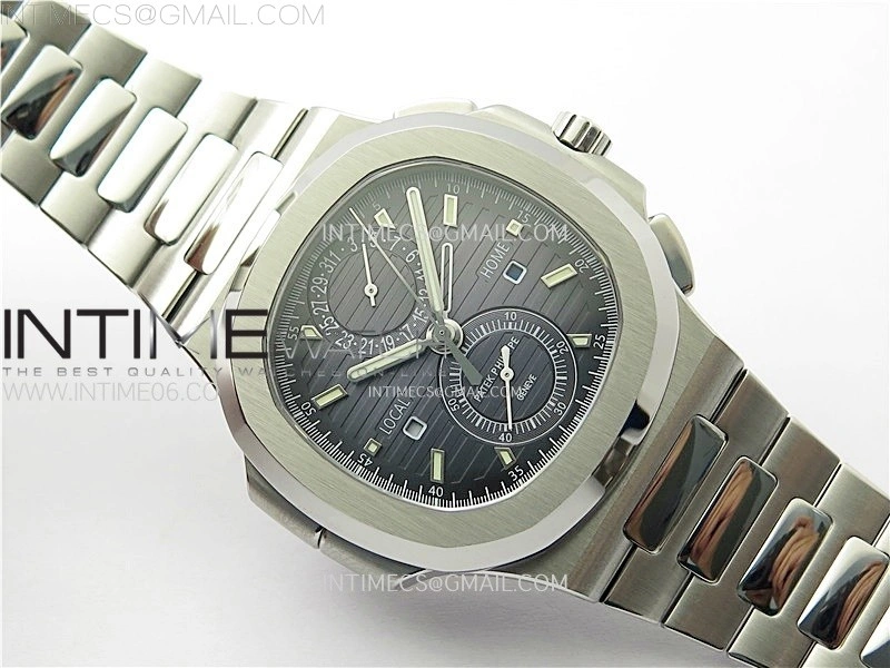 Nautilus 5990 SS SPPF 1:1 Best Edition Blue Dial on SS Bracelet Super Clone A28-520