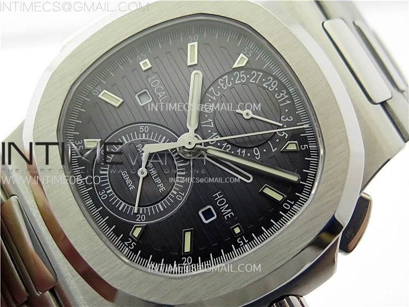 Nautilus 5990 SS SPPF 1:1 Best Edition Blue Dial on SS Bracelet Super Clone A28-520