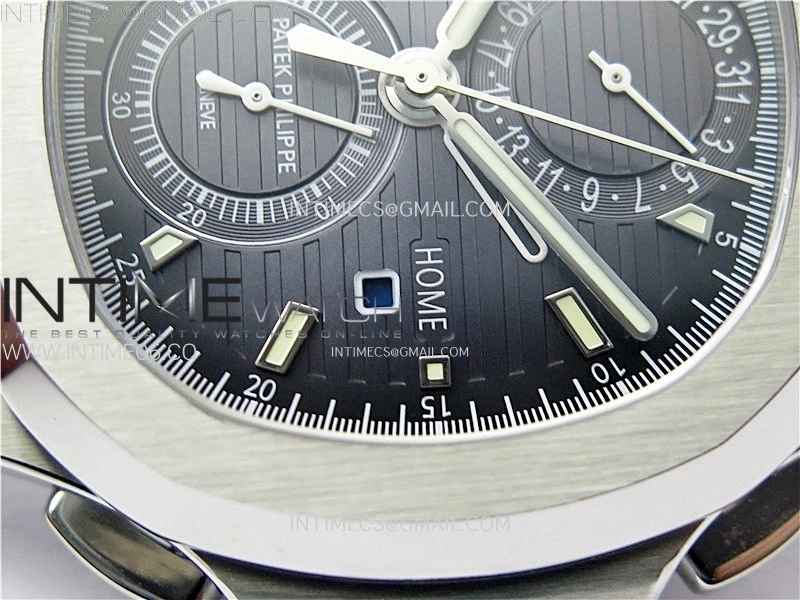 Nautilus 5990 SS SPPF 1:1 Best Edition Blue Dial on SS Bracelet Super Clone A28-520