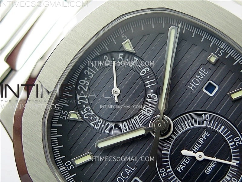 Nautilus 5990 SS SPPF 1:1 Best Edition Blue Dial on SS Bracelet Super Clone A28-520