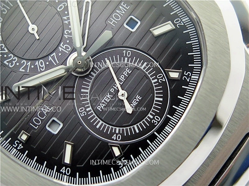 Nautilus 5990 SS SPPF 1:1 Best Edition Gray Dial on SS Bracelet Super Clone A28-520