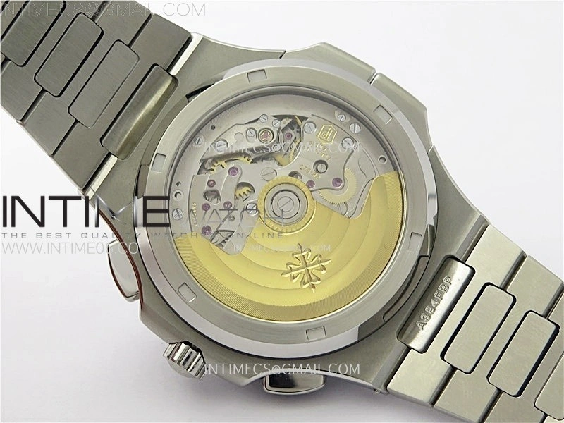 Nautilus 5990 SS SPPF 1:1 Best Edition Gray Dial on SS Bracelet Super Clone A28-520