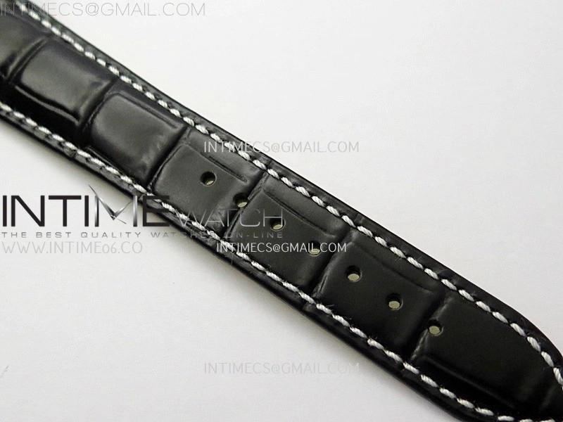 Navitimer 1 Automatic 41mm SS BLSF 1:1 Best Edition Ice Blue Dial on Black Leather Strap A2824