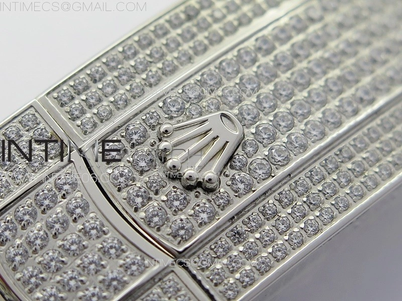 DateJust 41 126334 Full Paved Diamonds BP Best Edition Green Dial Sticks Markers on Jubilee Bracelet A2824