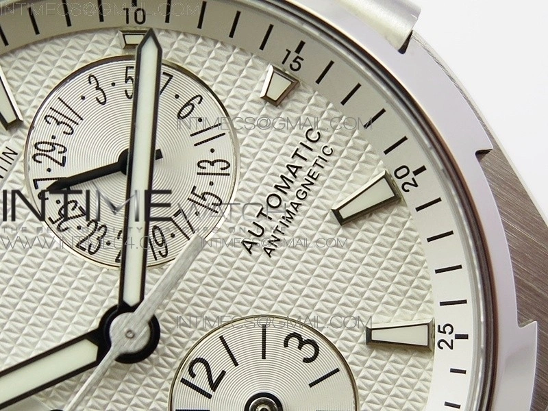 Overseas Dual Time Power Reserve TWA Best Edition White Dial on SS Bracelet A1222