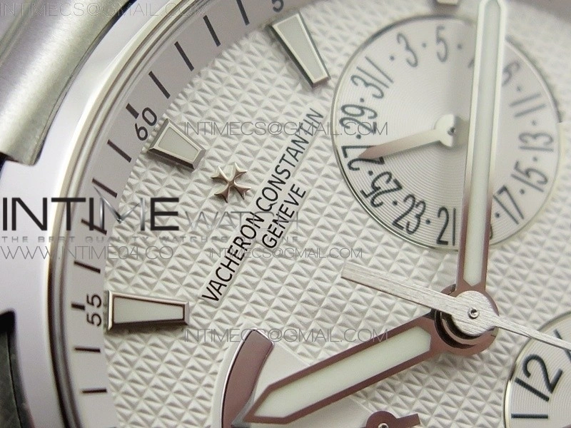 Overseas Dual Time Power Reserve TWA Best Edition White Dial on SS Bracelet A1222