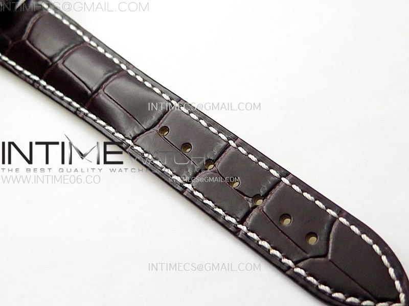 Navitimer B01 43mm SS BLSF 1:1 Best Edition White Dial On Brown Leather Strap A7750