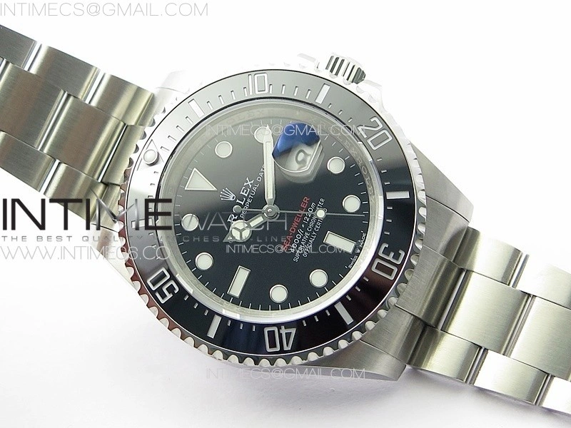 Sea-Dweller 126600 3EF 1:1 Best Edition Black Dial On 904L SS Case and Bracelet VR3235