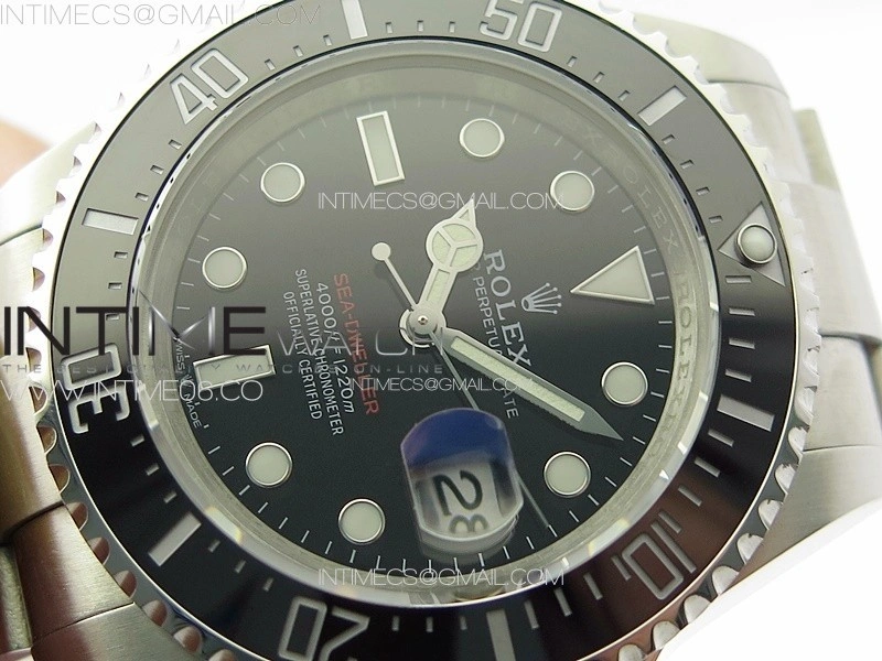 Sea-Dweller 126600 3EF 1:1 Best Edition Black Dial On 904L SS Case and Bracelet VR3235