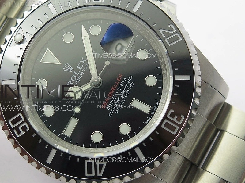 Sea-Dweller 126600 3EF 1:1 Best Edition Black Dial On 904L SS Case and Bracelet VR3235