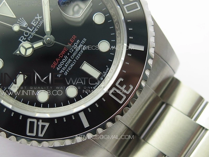 Sea-Dweller 126600 3EF 1:1 Best Edition Black Dial On 904L SS Case and Bracelet VR3235
