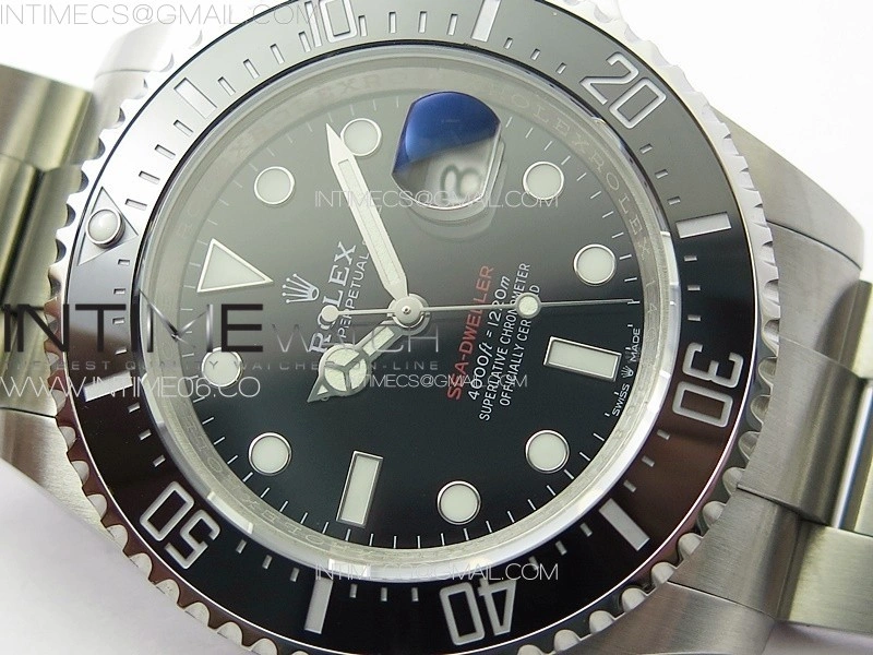 Sea-Dweller 126600 3EF 1:1 Best Edition Black Dial On 904L SS Case and Bracelet VR3235