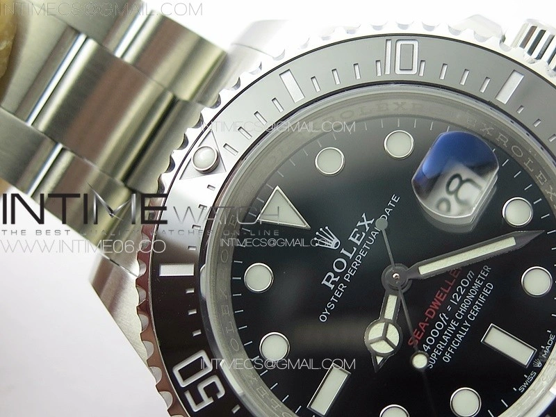 Sea-Dweller 126600 3EF 1:1 Best Edition Black Dial On 904L SS Case and Bracelet VR3235
