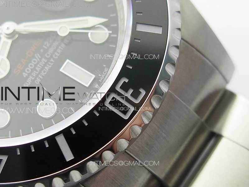 Sea-Dweller 126600 3EF 1:1 Best Edition Black Dial On 904L SS Case and Bracelet VR3235