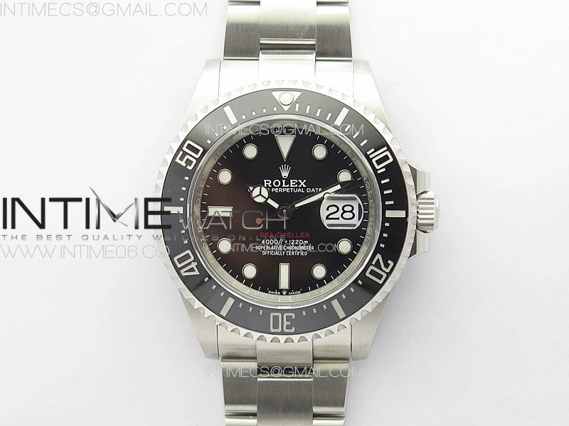 Sea-Dweller 126600 VSF 1:1 Best Edition Black Dial On 904L SS Case and Bracelet VS3235