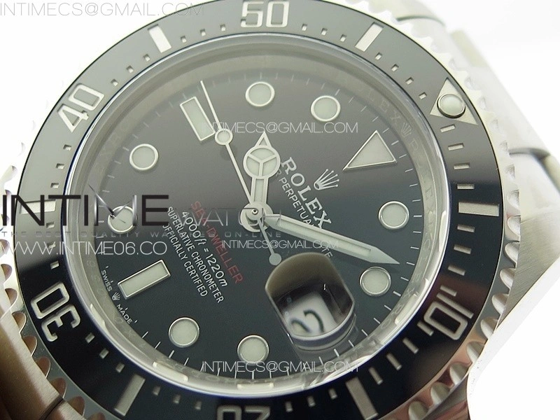 Sea-Dweller 126600 VSF 1:1 Best Edition Black Dial On 904L SS Case and Bracelet VS3235