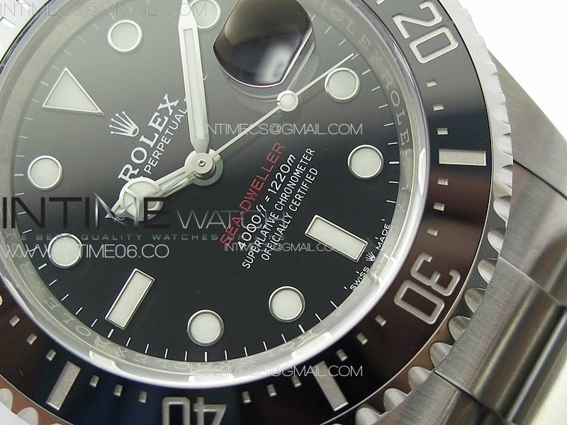 Sea-Dweller 126600 VSF 1:1 Best Edition Black Dial On 904L SS Case and Bracelet VS3235