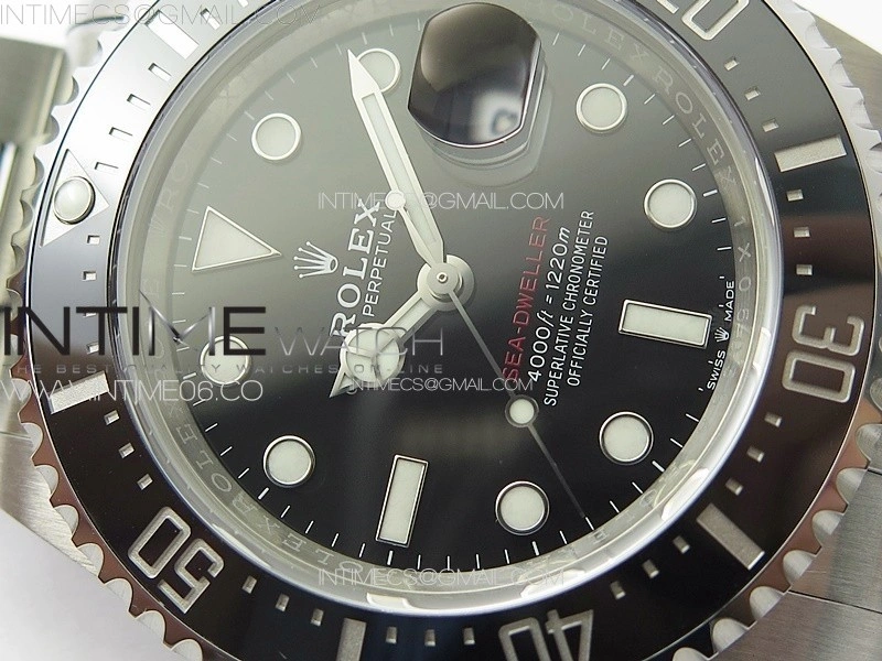 Sea-Dweller 126600 VSF 1:1 Best Edition Black Dial On 904L SS Case and Bracelet VS3235