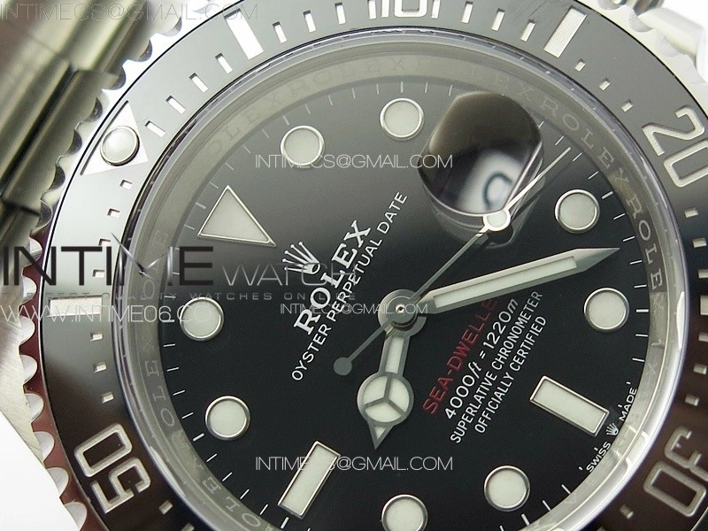 Sea-Dweller 126600 VSF 1:1 Best Edition Black Dial On 904L SS Case and Bracelet VS3235