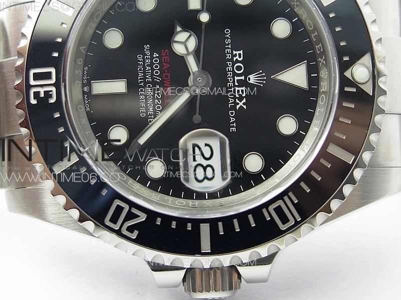 Sea-Dweller 126600 VSF 1:1 Best Edition Black Dial On 904L SS Case and Bracelet VS3235