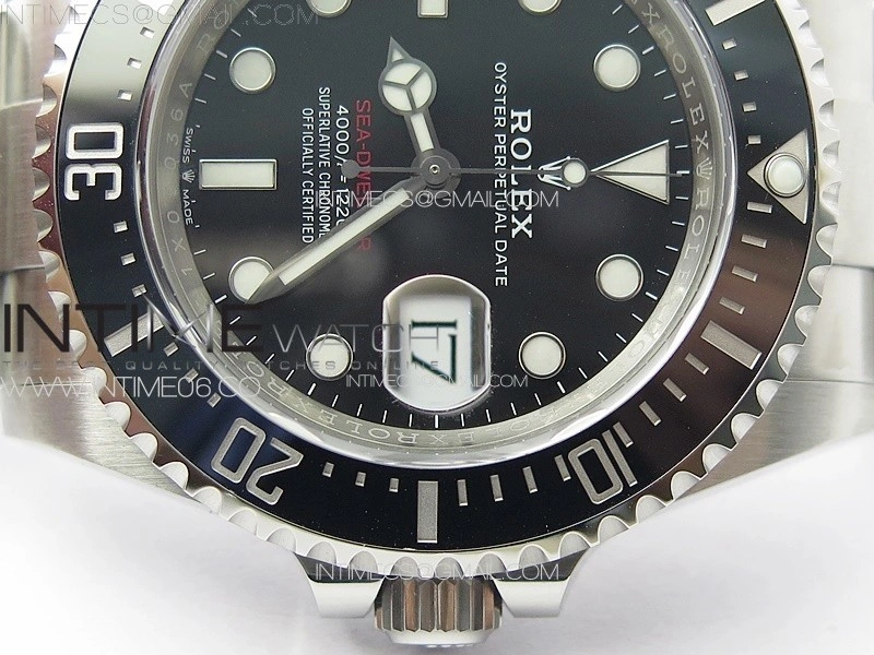 Sea-Dweller 126600 VSF 1:1 Best Edition Black Dial On 904L SS Case and Bracelet VS3235