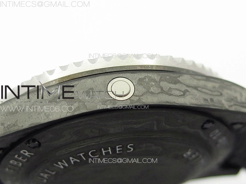 Sea Dweller 43mm Carbon 'IRBIS' DIWF Best Edition Carbon Dial on Gray Nylon Strap A2824