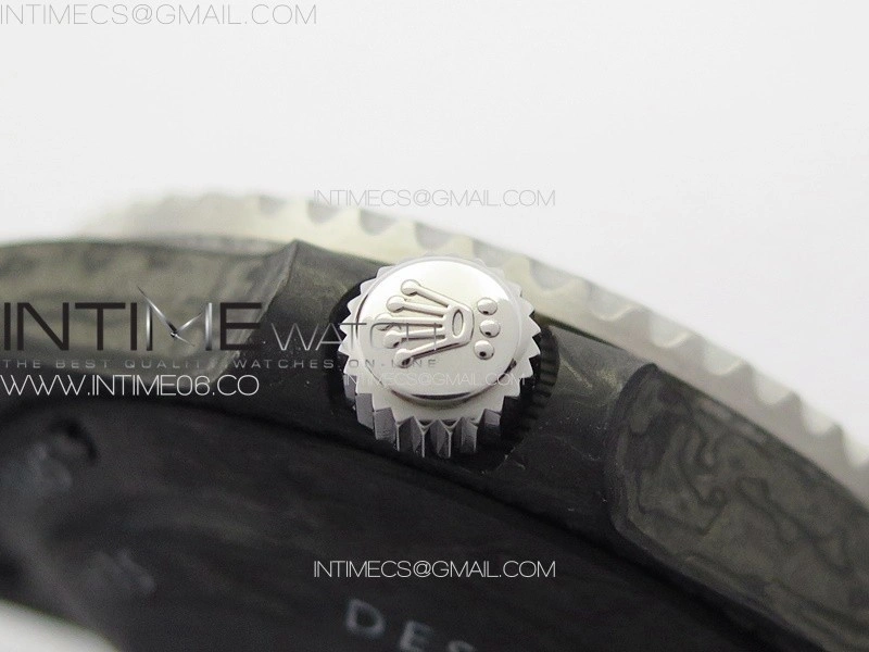 Sea Dweller 43mm Carbon 'IRBIS' DIWF Best Edition Green Dial on Green Nylon Strap A2824