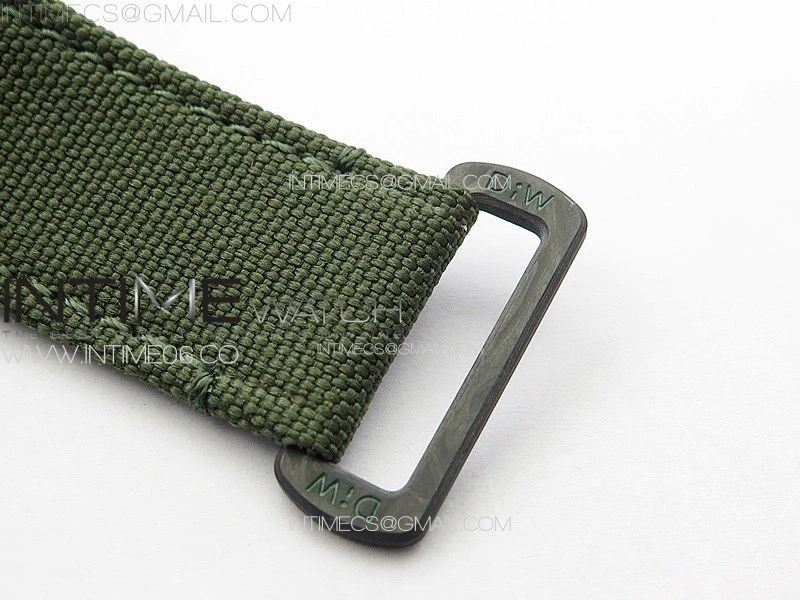 Sea Dweller 43mm Carbon 'IRBIS' DIWF Best Edition Green Dial on Green Nylon Strap A2824