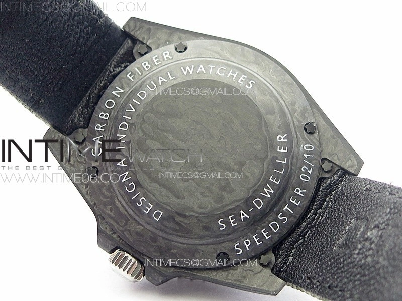 Sea Dweller 43mm Carbon 'IRBIS' DIWF Best Edition Green Dial on Green Nylon Strap A2824
