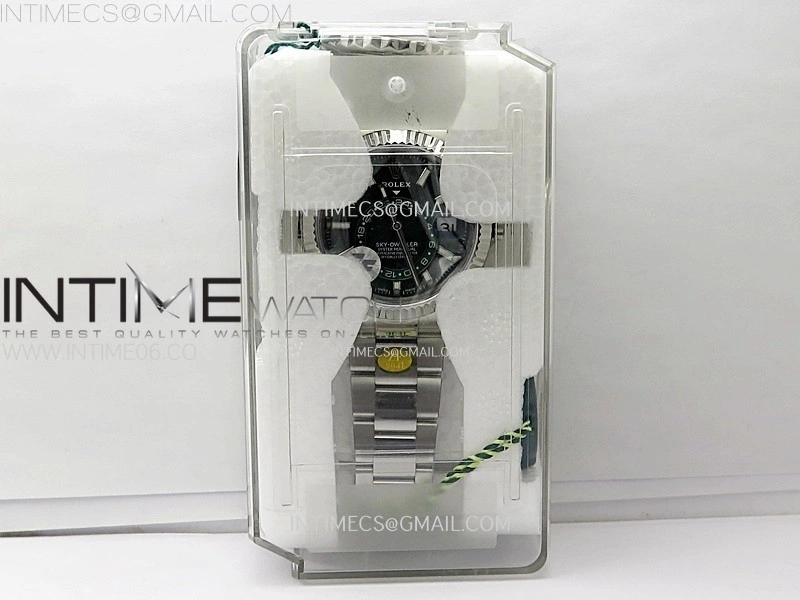 Sky-Dweller 326934 904L SS ZF 1:1 Best Edition Green Dial on SS Bracelet Asian 2824