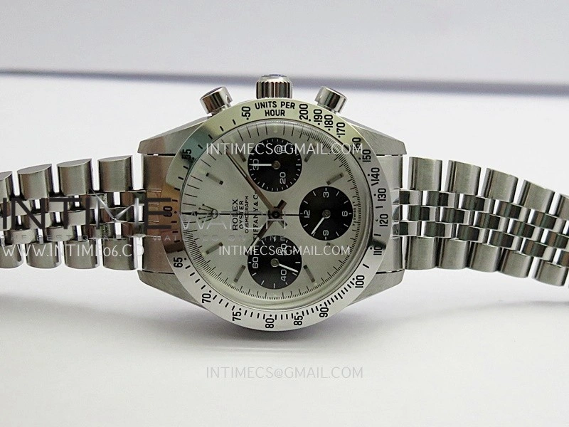 Daytona 6239 Tiffany SS MSF Best Edition Silver Dial Black Subdials On SS Jubilee Bracelet Venus 75