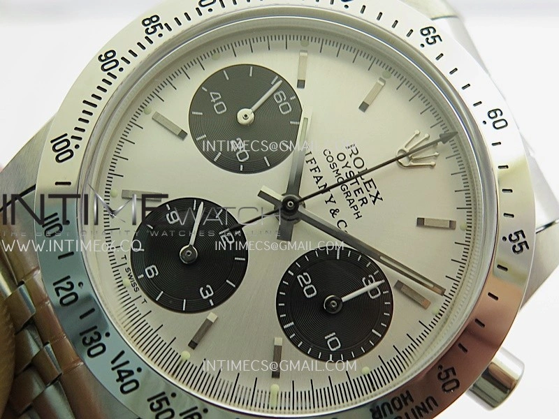 Daytona 6239 Tiffany SS MSF Best Edition Silver Dial Black Subdials On SS Jubilee Bracelet Venus 75