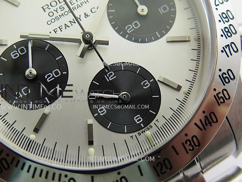 Daytona 6239 Tiffany SS MSF Best Edition Silver Dial Black Subdials On SS Jubilee Bracelet Venus 75