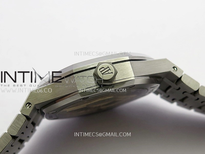 Royal Oak 15500 SS VSF 1:1 Best Edition Blue Dial On SS Bracelet Super Clone DD4302