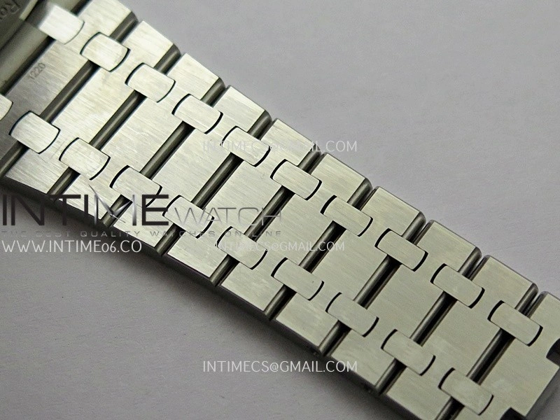 Royal Oak 15500 SS VSF 1:1 Best Edition Blue Dial On SS Bracelet Super Clone DD4302