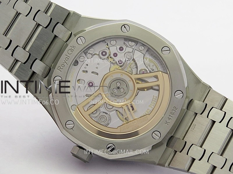 Royal Oak 15500 SS VSF 1:1 Best Edition Blue Dial On SS Bracelet Super Clone DD4302