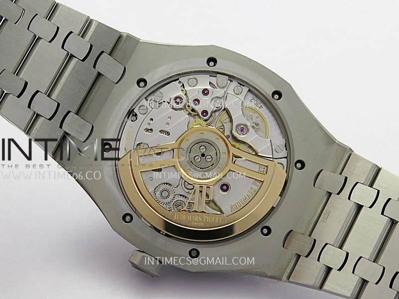 Royal Oak 15500 SS VSF 1:1 Best Edition Blue Dial On SS Bracelet Super Clone DD4302
