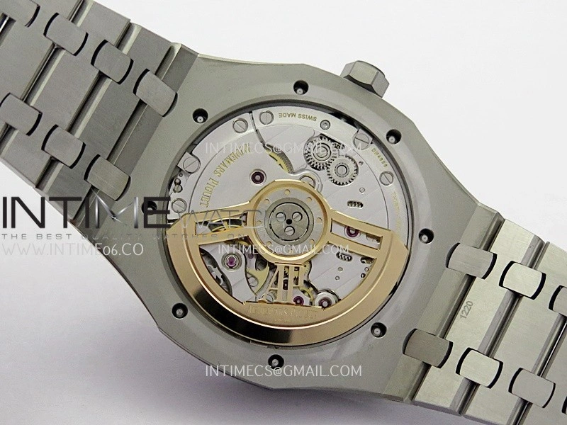 Royal Oak 15500 SS VSF 1:1 Best Edition Blue Dial On SS Bracelet Super Clone DD4302