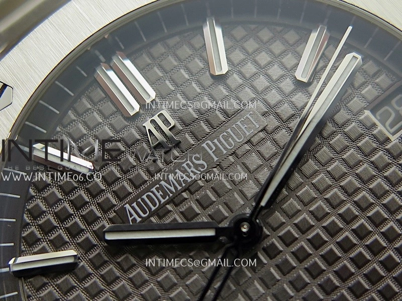 Royal Oak 15500 SS VSF 1:1 Best Edition Gray Dial On SS Bracelet Super Clone DD4302