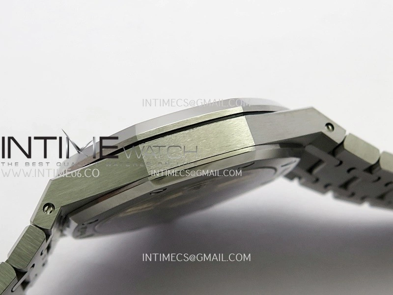 Royal Oak 15500 SS VSF 1:1 Best Edition Gray Dial On SS Bracelet Super Clone DD4302