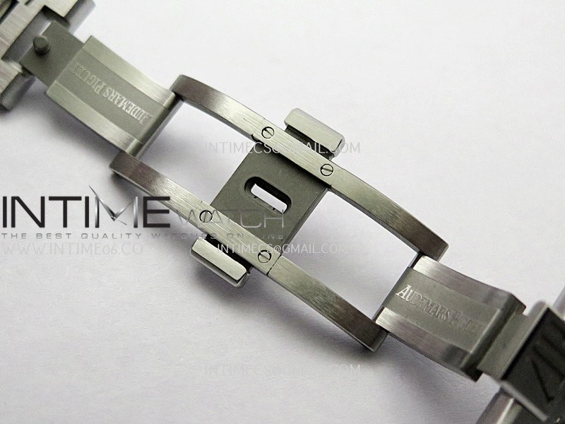 Royal Oak 15500 SS VSF 1:1 Best Edition Gray Dial On SS Bracelet Super Clone DD4302