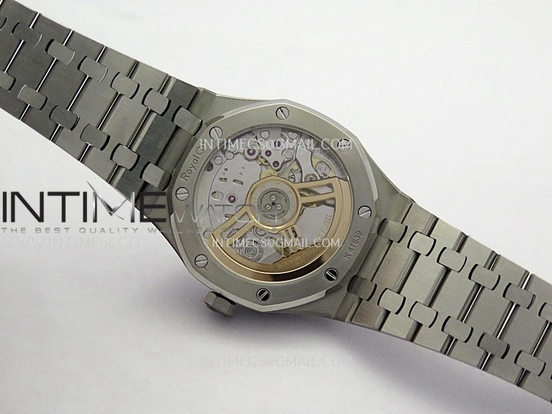 Royal Oak 15500 SS VSF 1:1 Best Edition Gray Dial On SS Bracelet Super Clone DD4302
