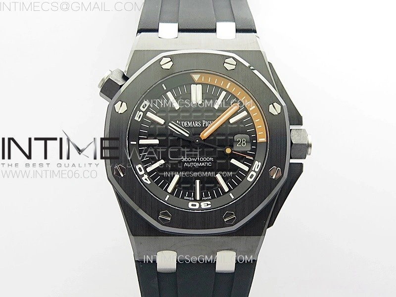 Royal Oak Offshore Diver 15707 Black Ceramic ZF 1:1 Best Edition SA3120 Super Clone